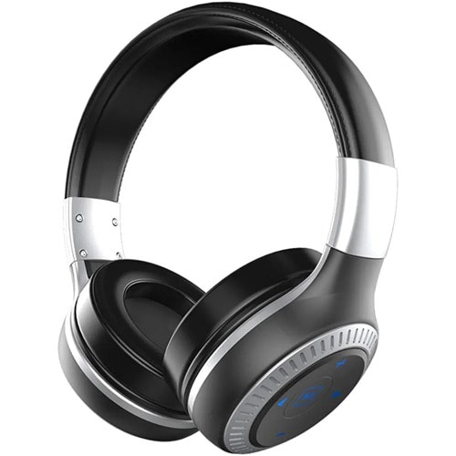 Bluetooth Stereo Bass Over Ear Headphone - Silver