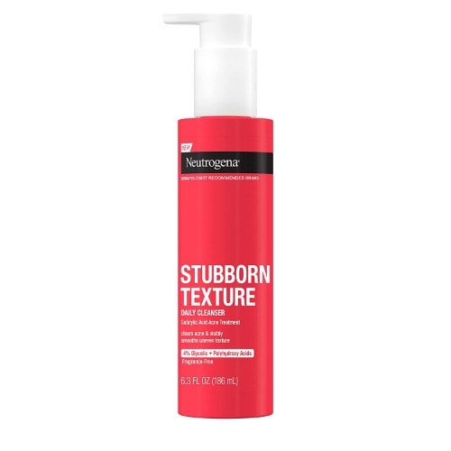 Stubborn Texture Daily Acne Gel Facial Cleanser Fragrance-free 186ml