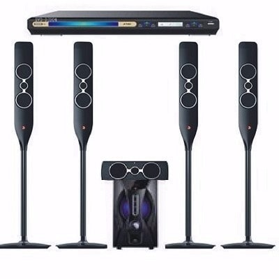 5.1CH Bluetooth Home Theatre System - DJ-5055 + Powerful DVD Player