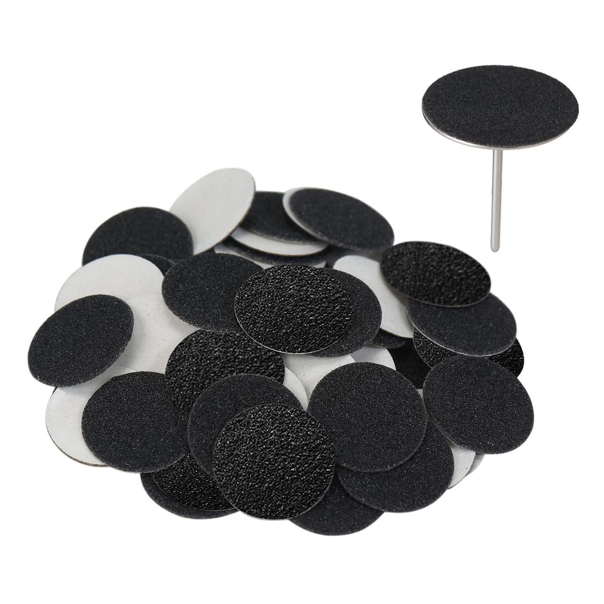 100pcs Foot Grinder Sandpapers Pedicure Sanding Disc Pad
