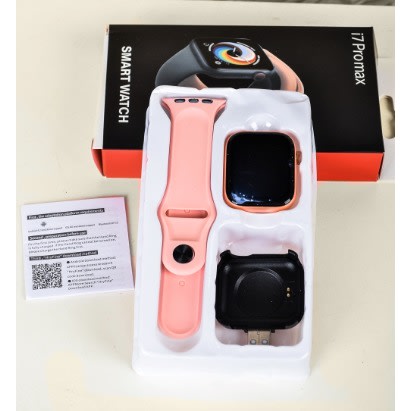 Hiwatch I7 Promax Series Smart Watch - Peach/Pink