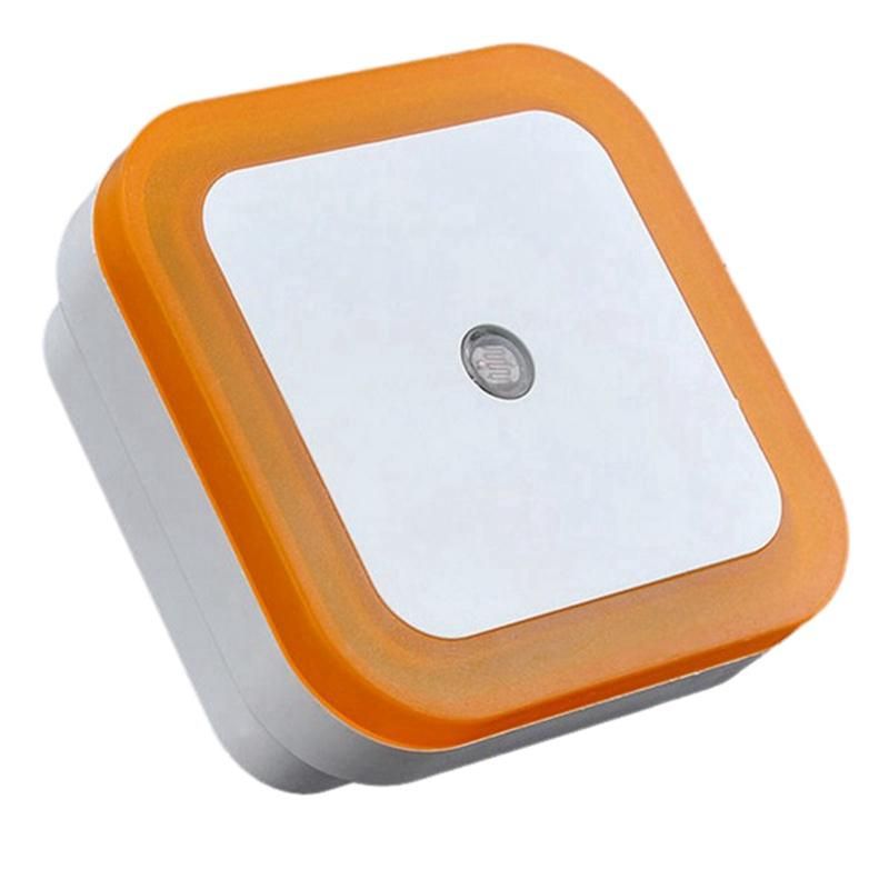 Mini LED Lights Smart Night Light Bedside Lamp Sensor for Children Kids Adult Living Room BedroomYellow US Plug