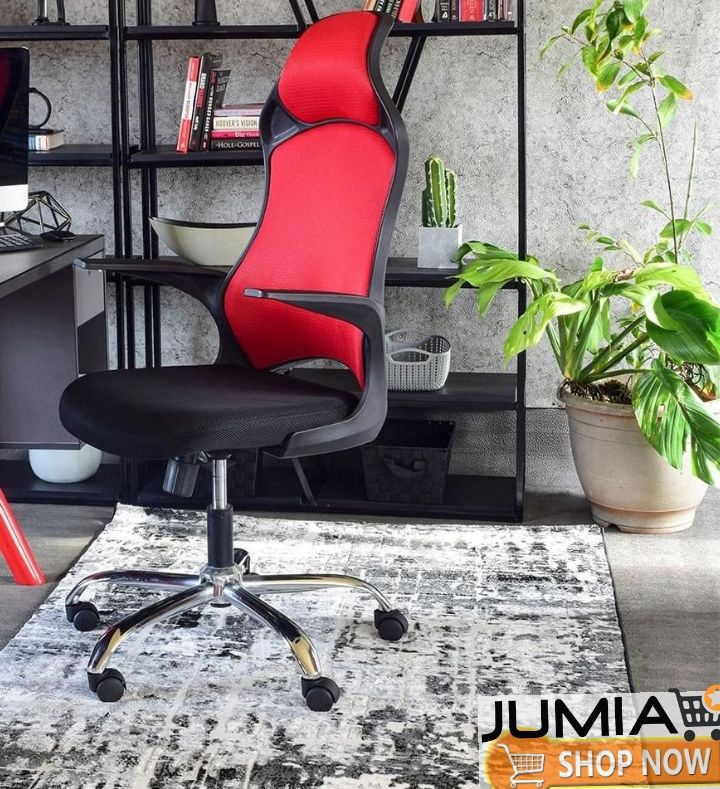 Moq Ergonomic  Swivel  Mesh  High Back Chair With (Headrest)