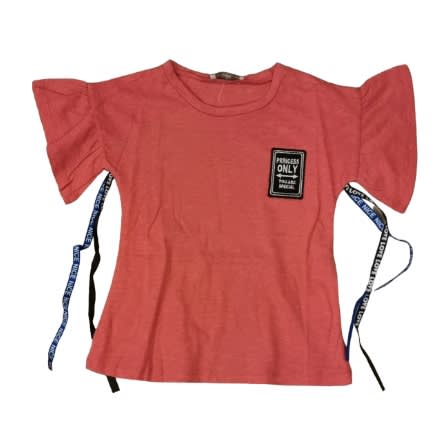 Girls Top With Flared Sleeves And Prints