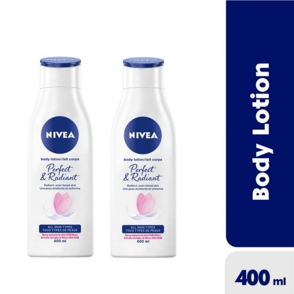 Perfect & Radiant Body Lotion For Women - 400ml - Pack Of 2
