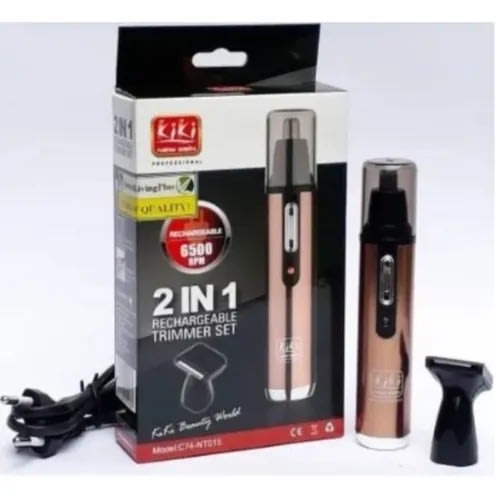 2-in-1 Rechargeable Nose & Ear Trimmer Set