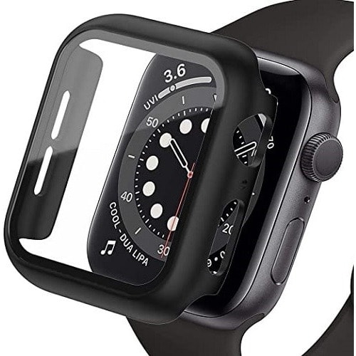 Case With Tempered Glass Screen Protector For Apple Watch Series 3/2/1 - 42m