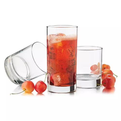Libbey Sloane 16Pc Glassware Set - 16.3oz & 11.2oz