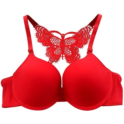 Sexy Indian Push Up Bra - Red