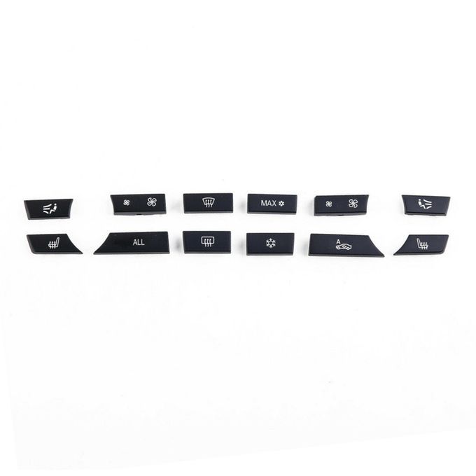 12 Button Key Caps AC Heater Switch Replacement For BMW 5