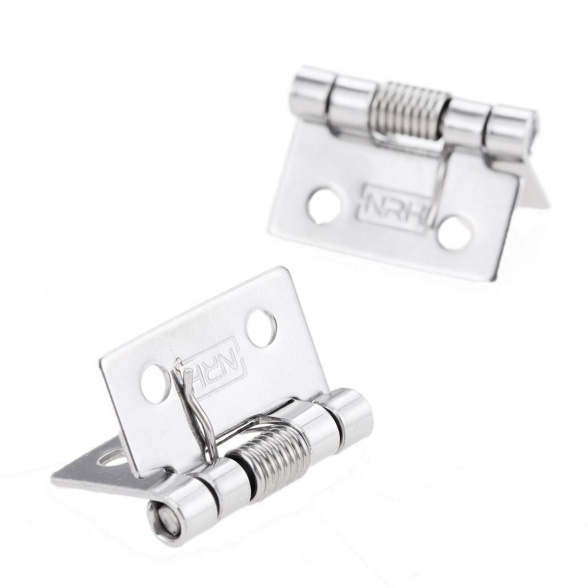 2pcs/pair Spring Hinges Self Closing Thickened Stainless Steel Automatic Cabinet Door Wardrobe Jewelry Wooden Box 25mm/0.98inch