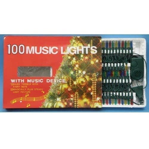 Christmas Lights - 100 Music Lights  - Multicolor