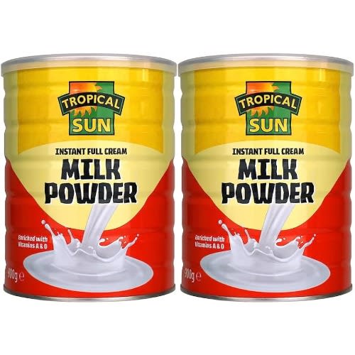 Tropical Sun - Instant Full Cream Milk Powder - 900g X2