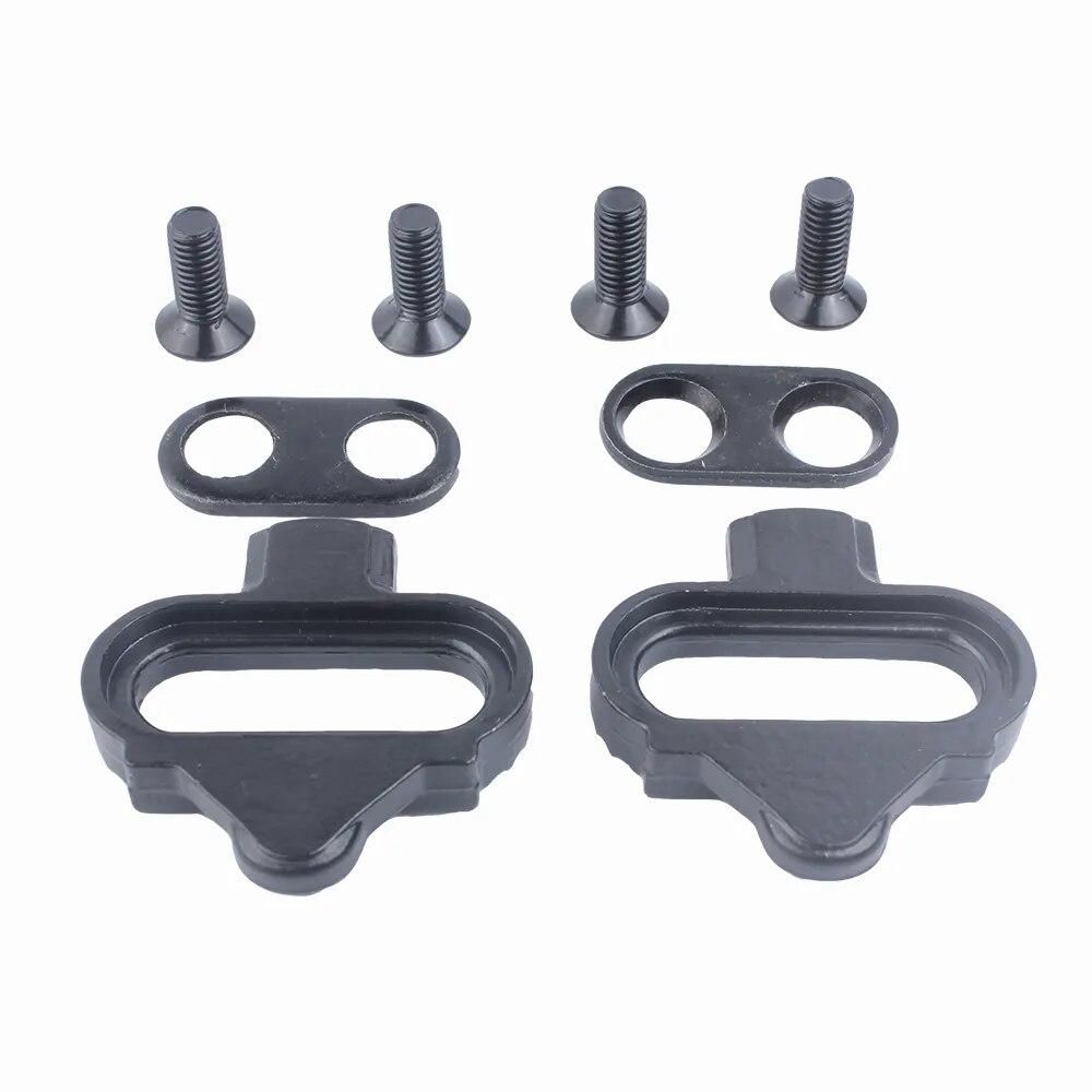 Mountain Biycycle Pedals SPD Cleats Pedal Clipless Cleat Set MTB Bike Biking Cleats Clip-in Clips kit