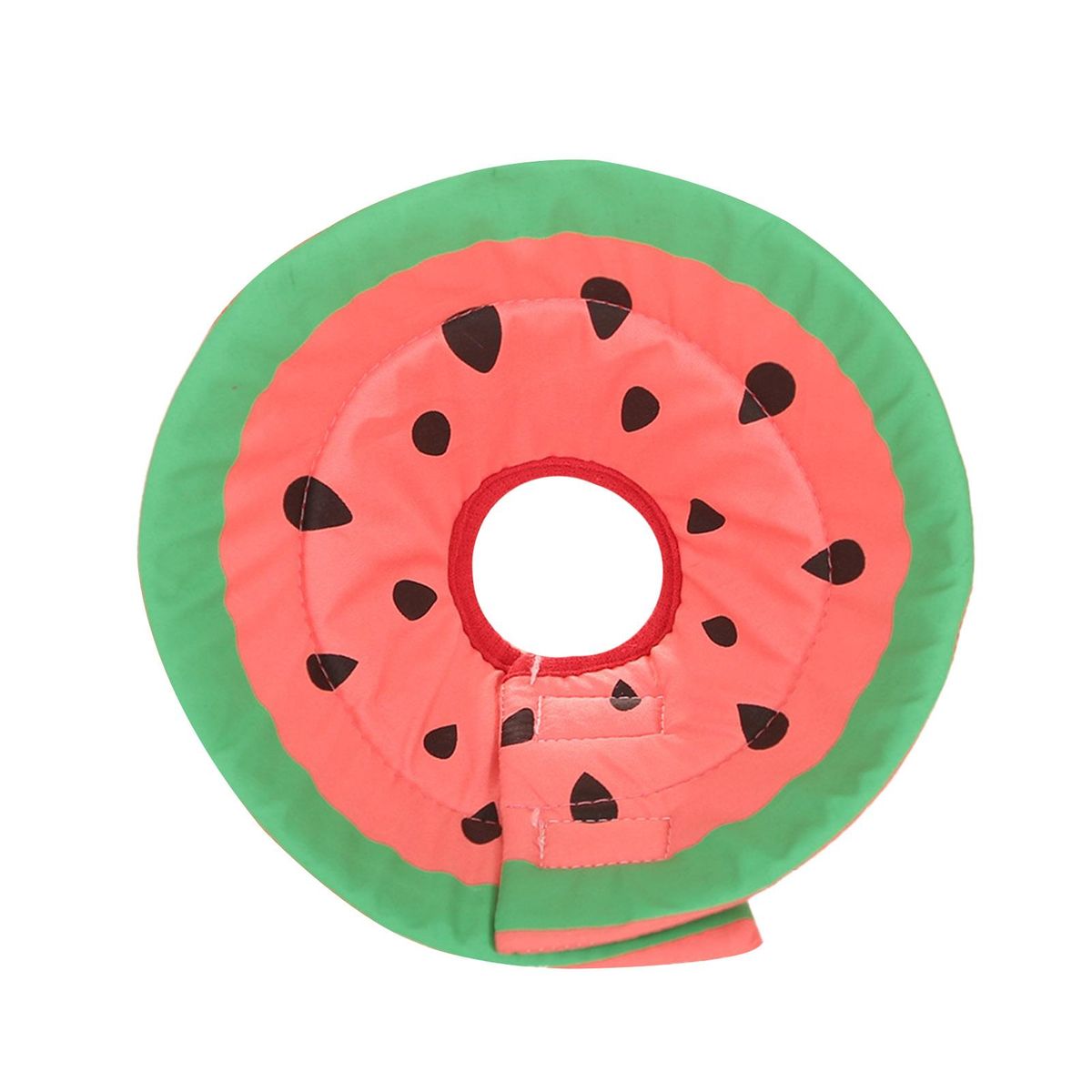 Pets Collar Cartoon Printing Design-Watermelon Red