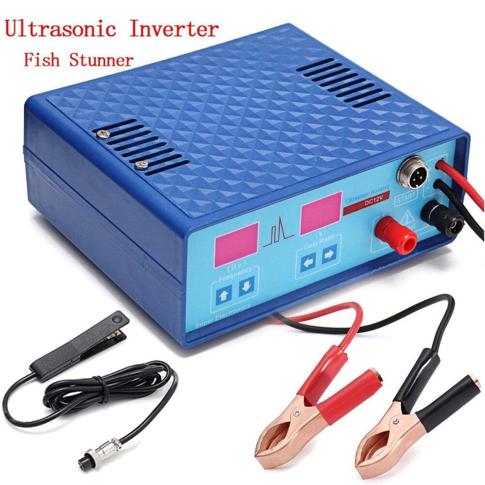 1030NP Ultrasonic Inverter Fish Stunner Electro Fisher Shocker Machine IGBT 12V