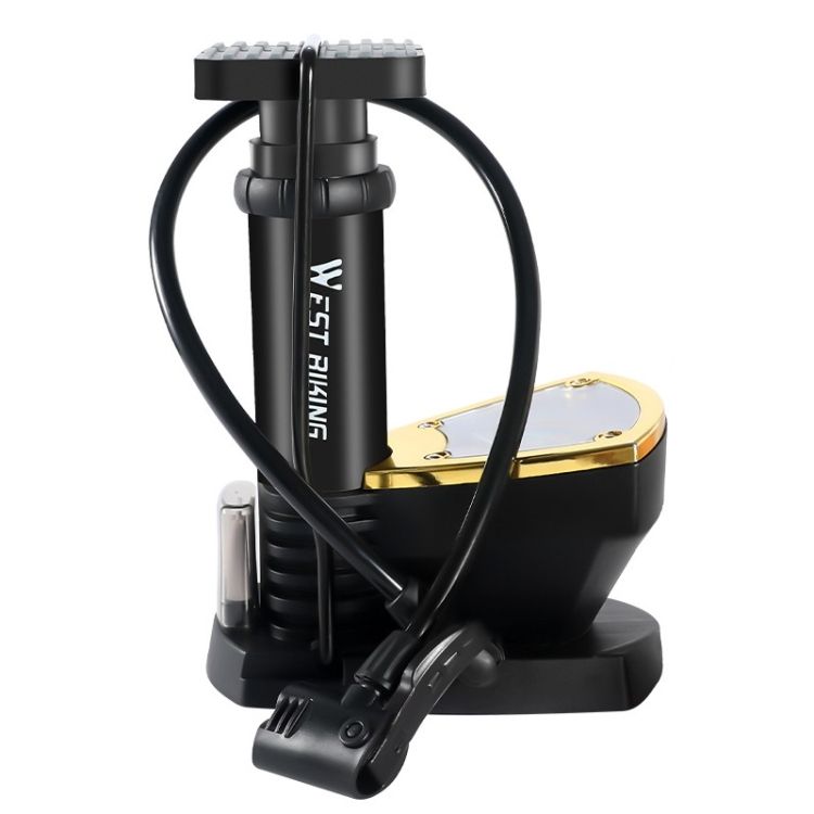 WEST BIKING Bike Foot Pump With Barometer