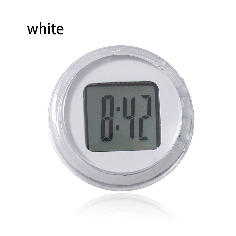 Mini Motorcycle Clocks Watch Waterproof Stick-On Motorbike Mount Watch Car Auto Styling Time Display Moto Bike Digital Clock