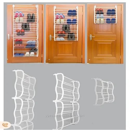 Over The Door & Wall Shoe Rack Organizer