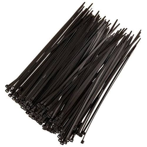 Black Cable Tie - 100pcs