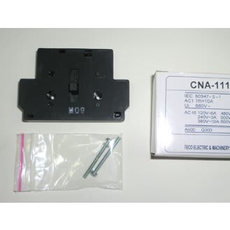 Contactor Accessory, Side-mounting For Use With (CU-11 - CU-40) 1N/O + 1N/C. Auxiliary Contact Block