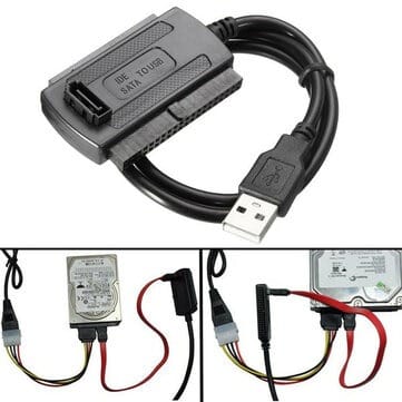 USB 2.0 To Sata/pata/ide Adapter Converter Cable For Hard Drive Disk 2.5"