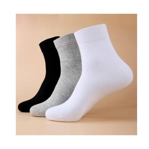 3 In 1 Socks -Grey Black And White