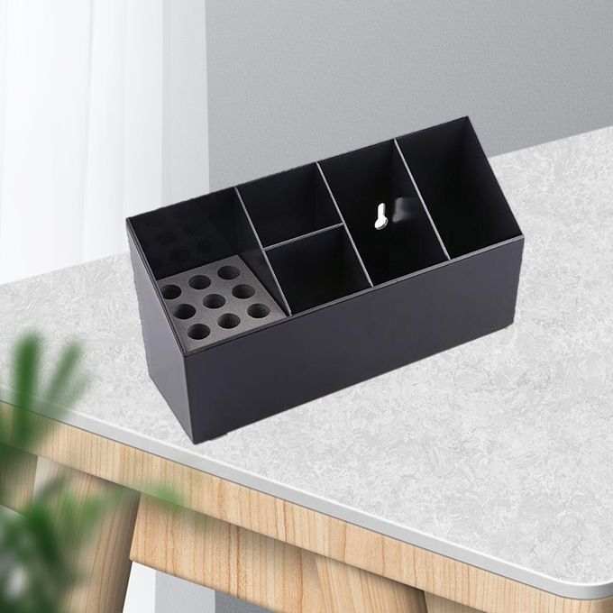 Hairdressing Tool Box Storage Case Shears Hair  Rack Black