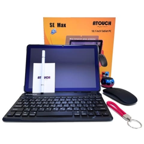 SE Max Tablet PC with Keyboard - 10.1" - 512GB ROM - 16GB RAM - 5G Dual SIM - 10000mAh - Gray