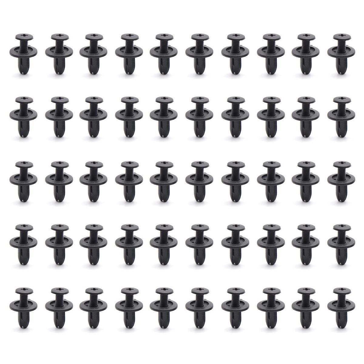 50pcs 6mm Fender Rivet Clips Hole ATV Fairing Fender Clip Auto Fastener Clips Replacement for Suzuki