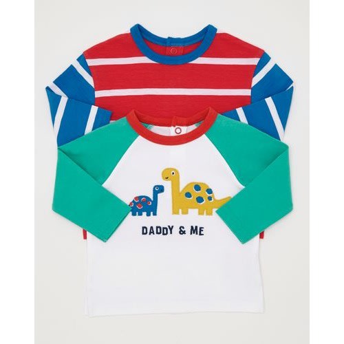 St. Bernards Dinosaur Top- Pack Of 2