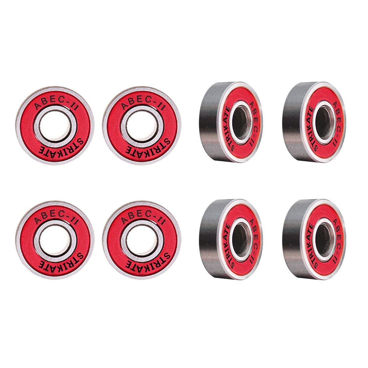 8 Pack Skateboard Bearings High Speed Low Noise Longboard