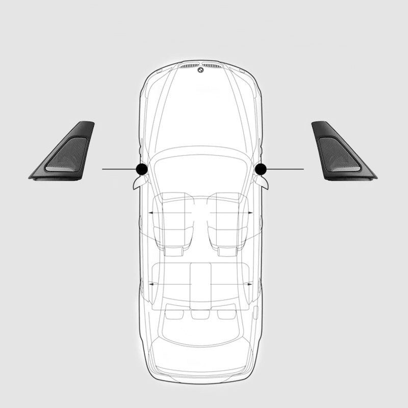 4 Pcs For Car BMW F10 F11 5 Series Front Door Harmankardon