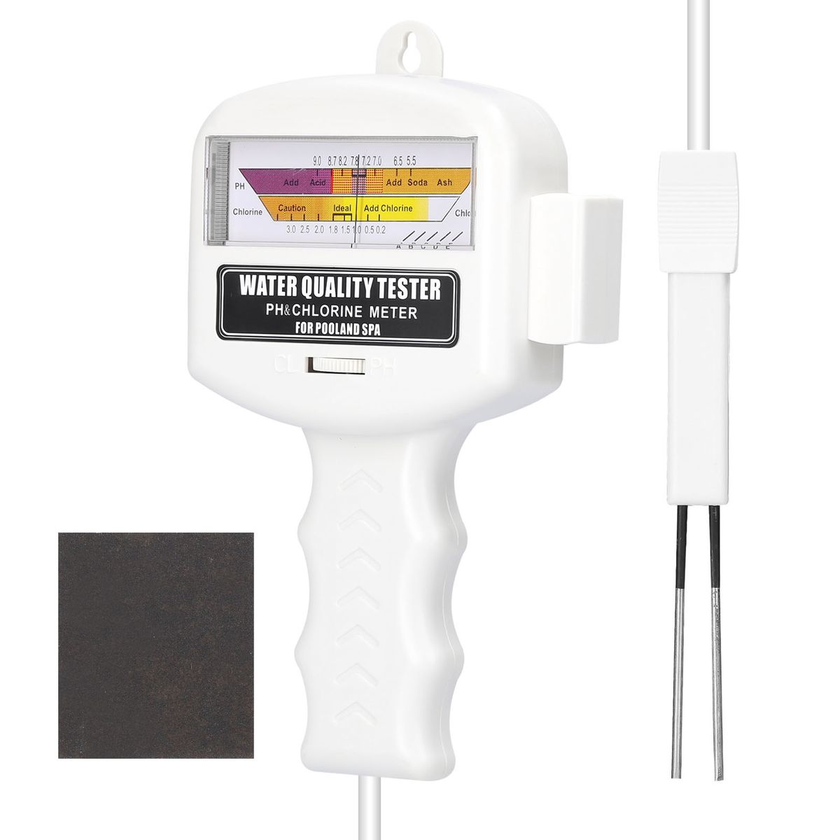 2 In 1 Water Quality Tester Portable PH Chlorine Level Meter