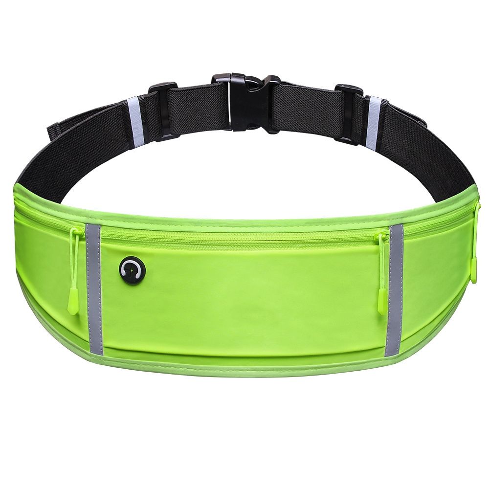 Outdoor Waterproof Belt Bag Sports Riding Mobile Phone Waist Bag, Size:7 Inch(Fluorescent Green)