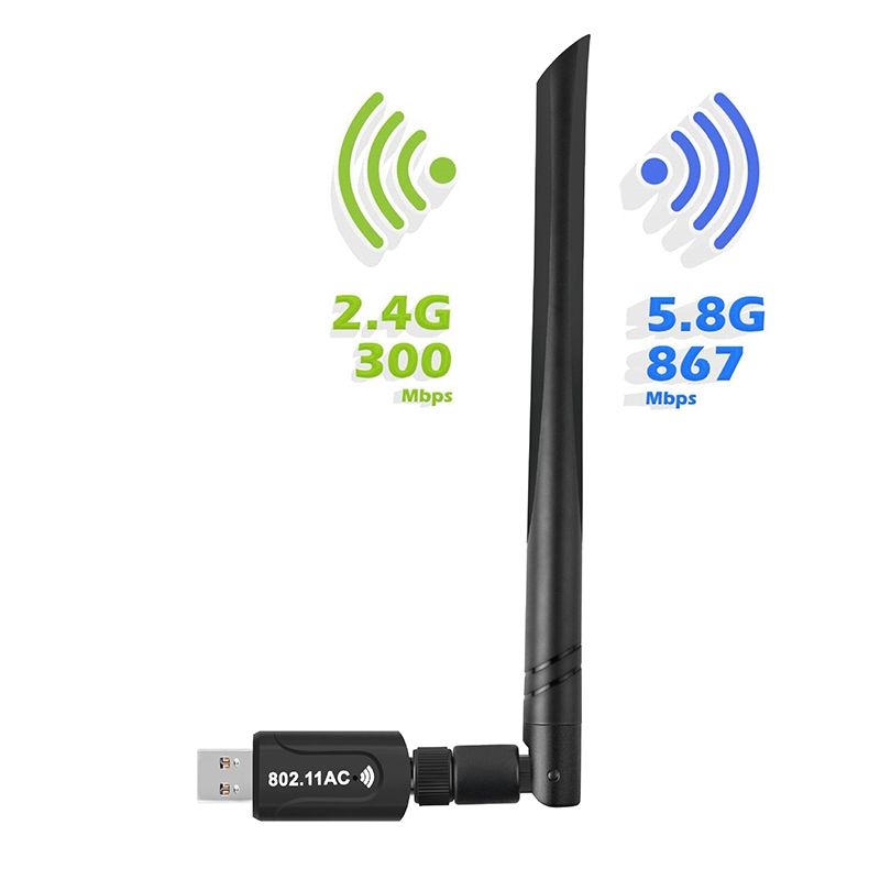 1200Mbps USB Network Adapter 2.4G 5.8G Usb3. 0 Dual Band
