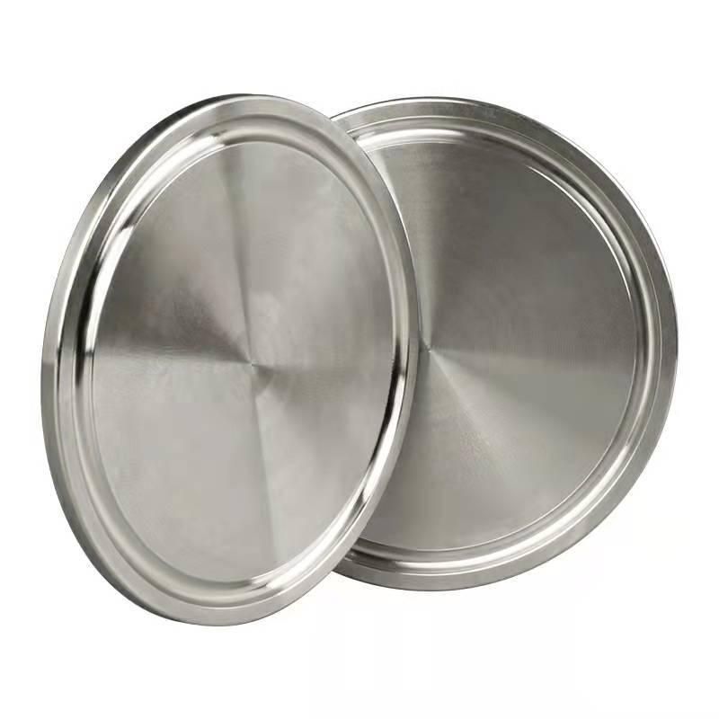 304 Stainless Steel Ready-Packaged Blind Plate Sanitary Clamp Plug Chuck Plug Blind Cover Stuffy Plate Plug