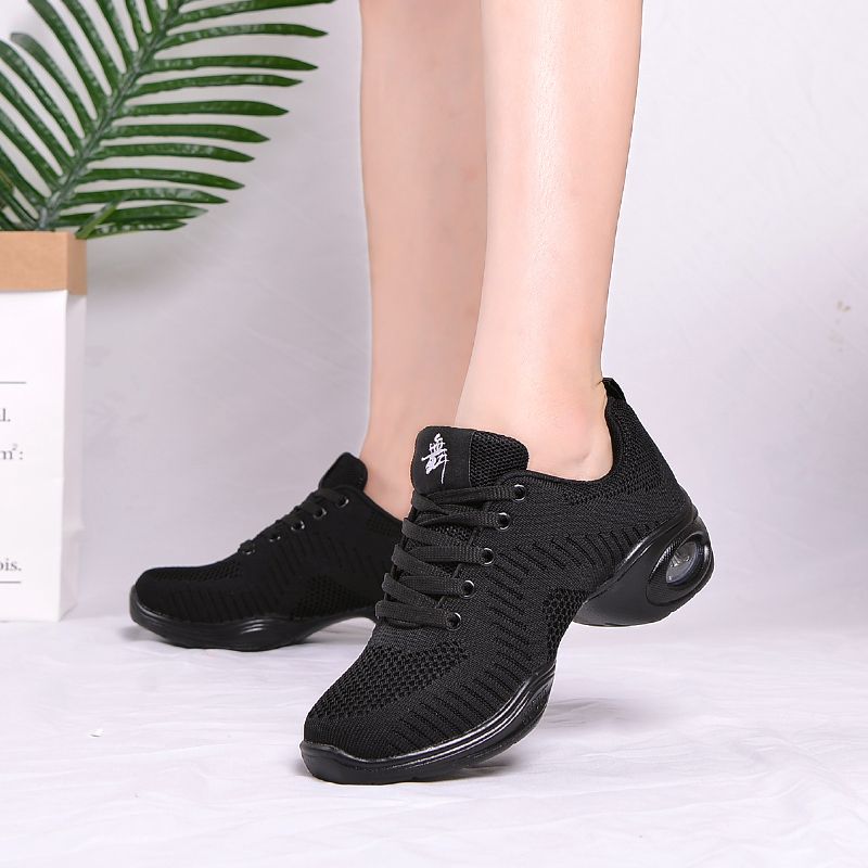 Women Dance Shoes Female Jazz Dancing Sneakers Lightweight Trainers