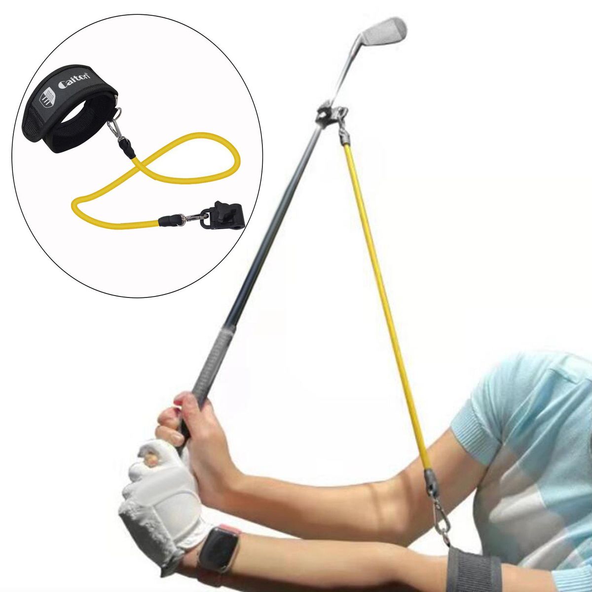 Golf Swing Trainer Practice Rope Trainer  For