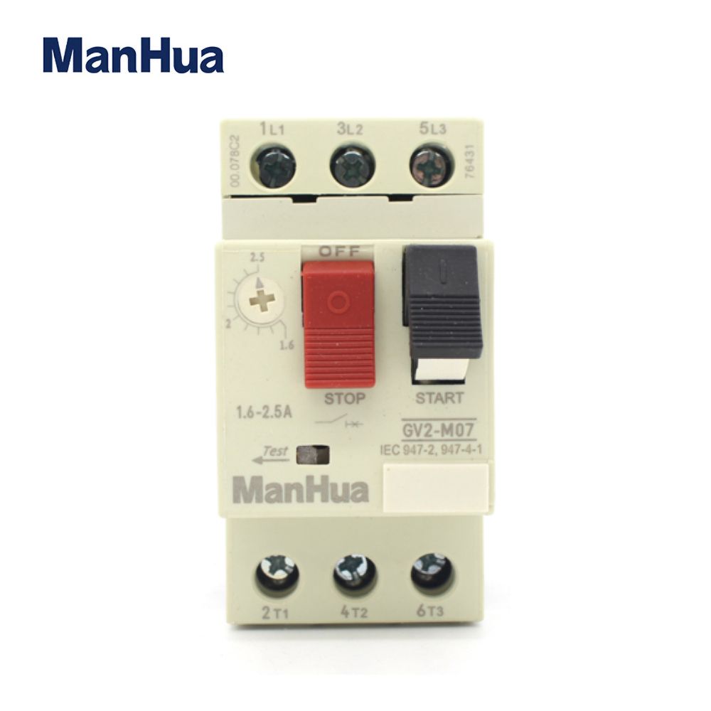 Manhua Motor Control And Protection 1.6A-2.5A GV2-M07
