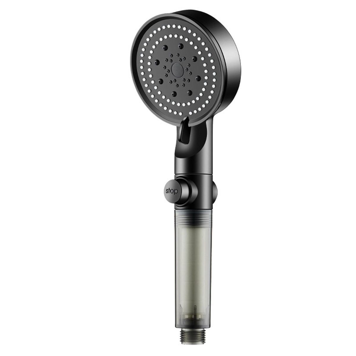 Shower Filter Head Bathroom 5 Modes Shower Heads Nozzle Spray Black