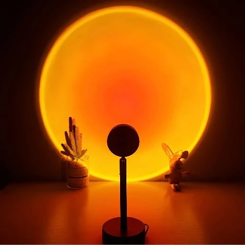 Mercury Sunset Lamp With Remote -Multicolor
