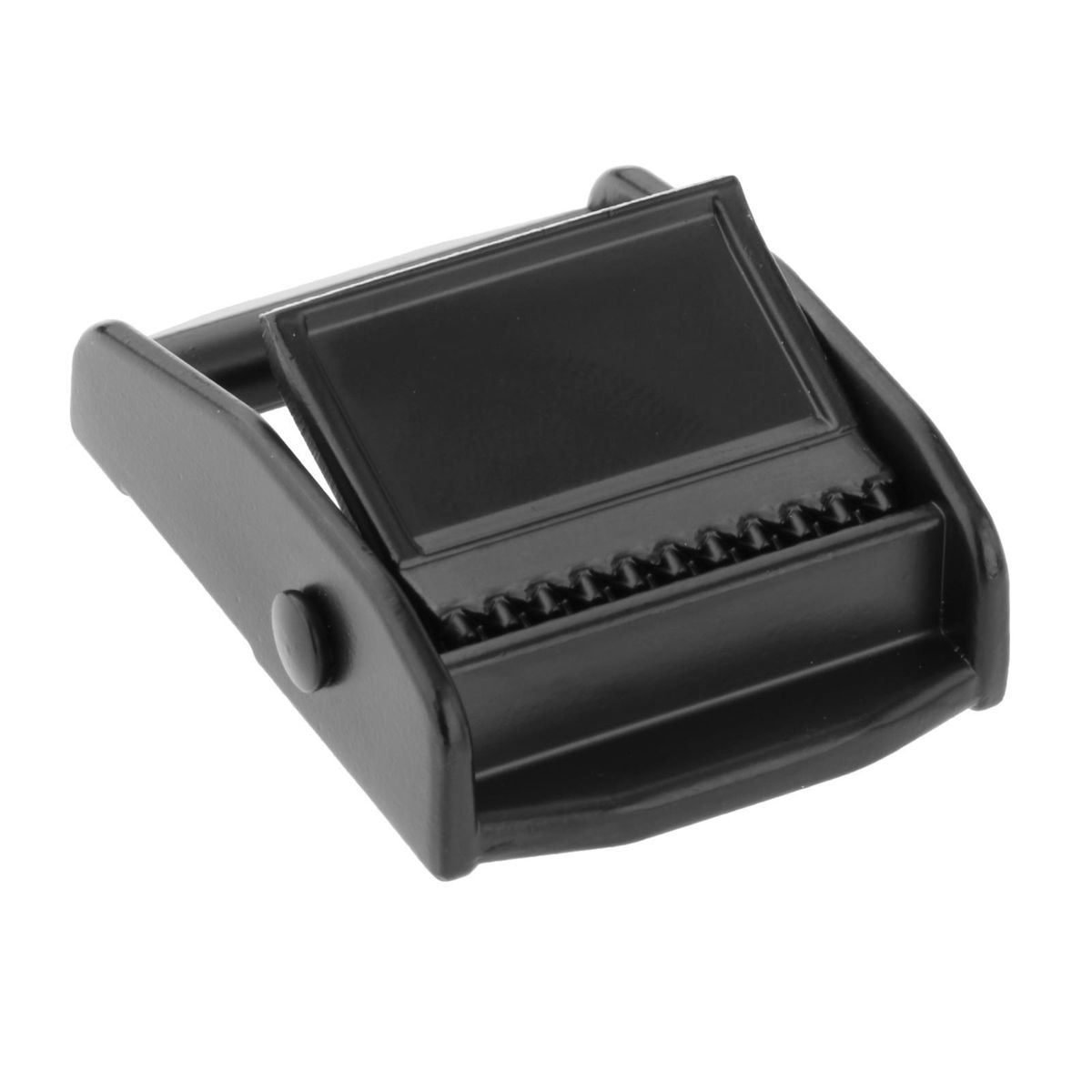 Slider Kayak Webbing Buckle Ladder Lock Clasp For Luggage Black 1pcs