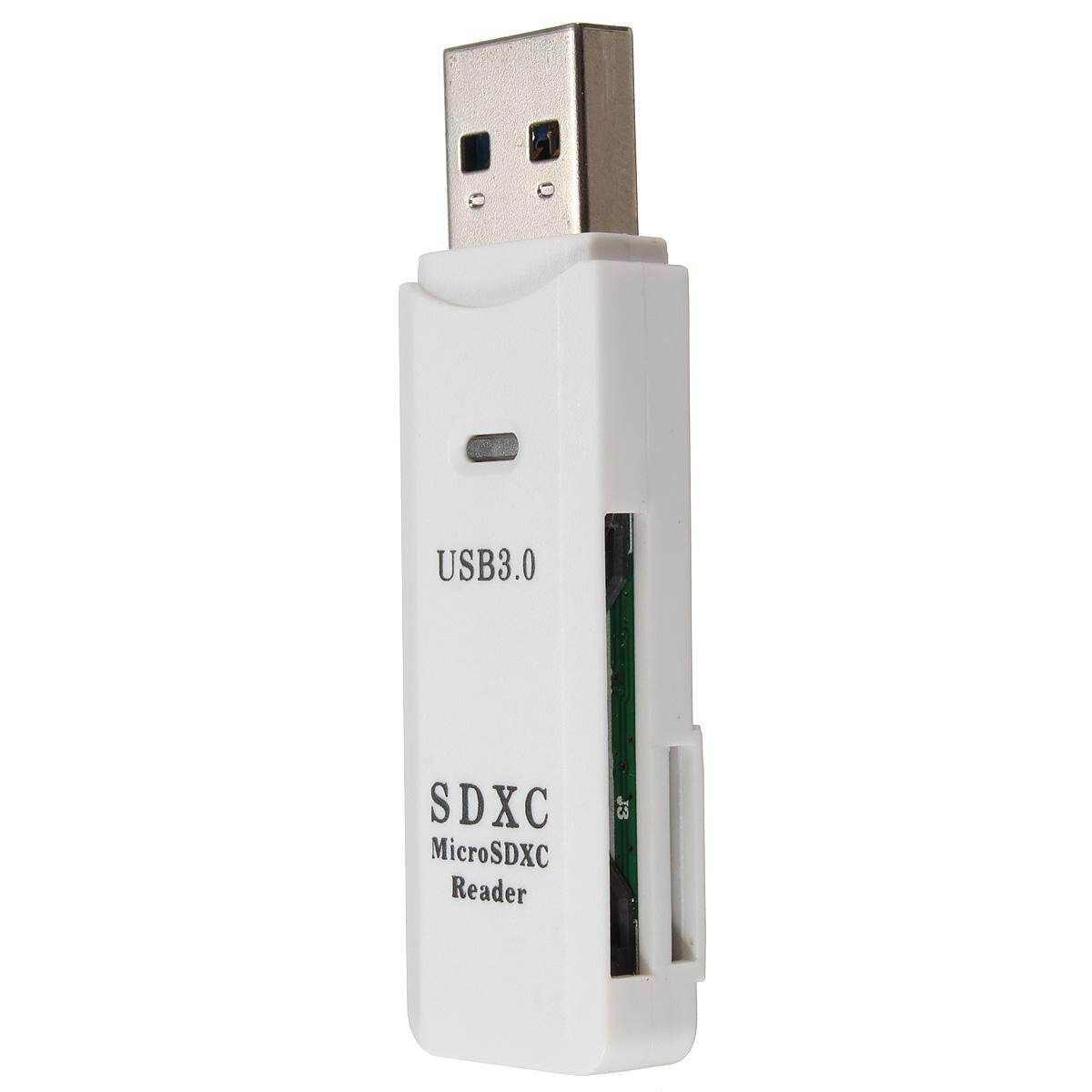 2 In 1 USB 3.0 Micro SD SDXC TF T-Flash Memory Card Reader Adapter Up To 5 Gbps