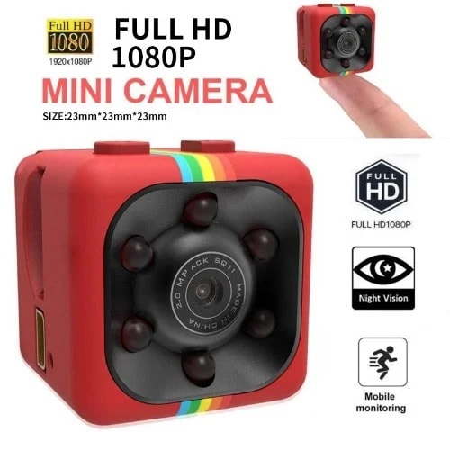 Mini Camera Hd 960p Sensor Night Camcorder -sq11 - Red