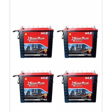 Starplus Tubular Inverter Battery - 4 Units X 220ah