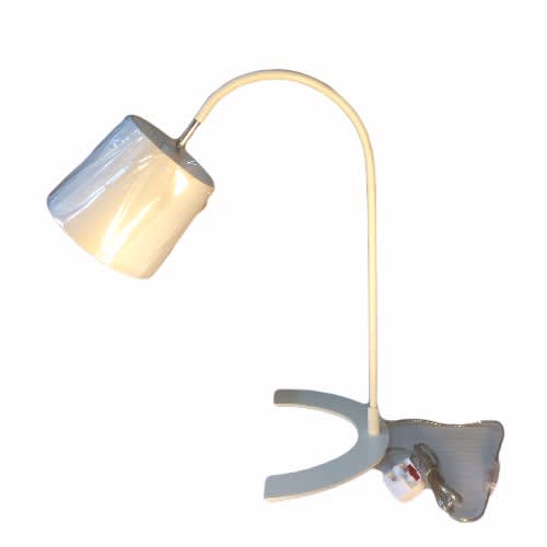 White Metal Table Lamp