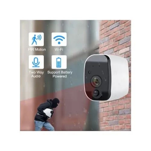 Outdoor 1080p Hd Wifi Camera - Two Way Audio Support Lithium Battery Wireless Ip Camera