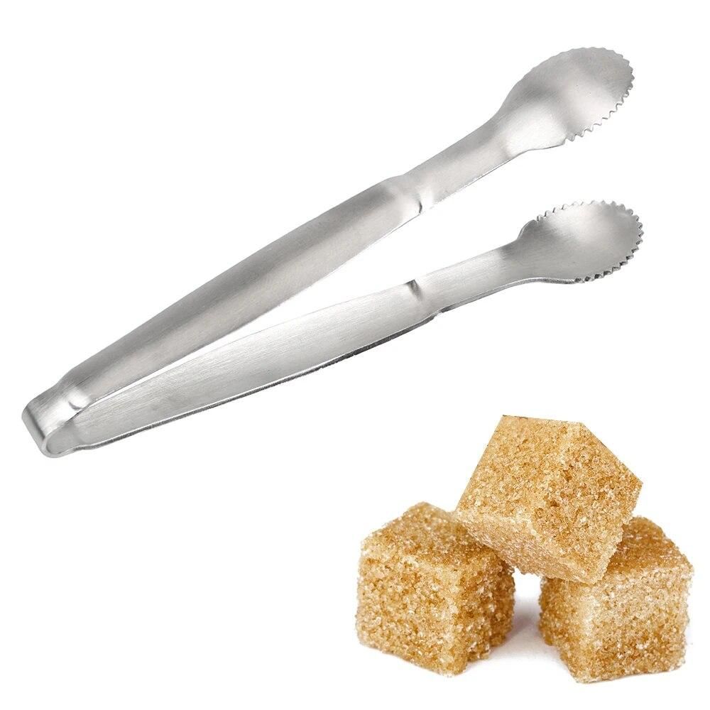 Teacup Clamp Food Tongs Holder Tongs Holder Coffee Sugar Clip Mini Tea Ice Cube Clip Teaware Tea Tweezer Stainless Steel