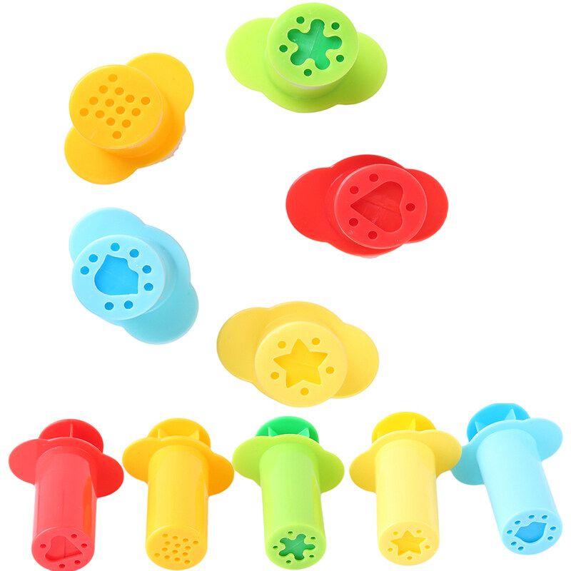Plasticine Mold Tools Kit Polymer Clay DIY Stars Noodles Plasticine Slime Accessories Tools Educational Toy For Kid